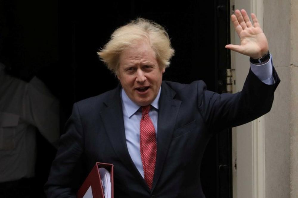 British PM Boris Johnson at House of Commons in London