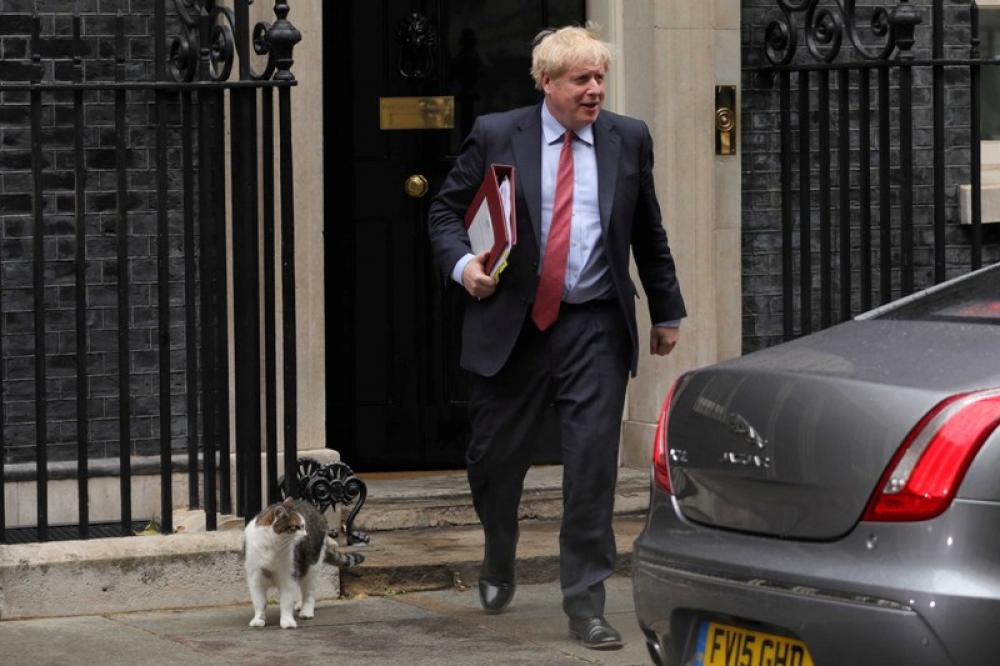 Boris Johnson at House of Commons in London