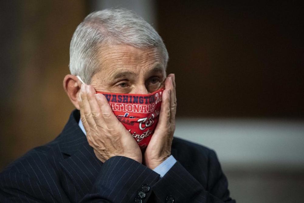 Tests of Anthony Fauci, director of the National Institute of Allergy and Infectious Diseases before US Senate