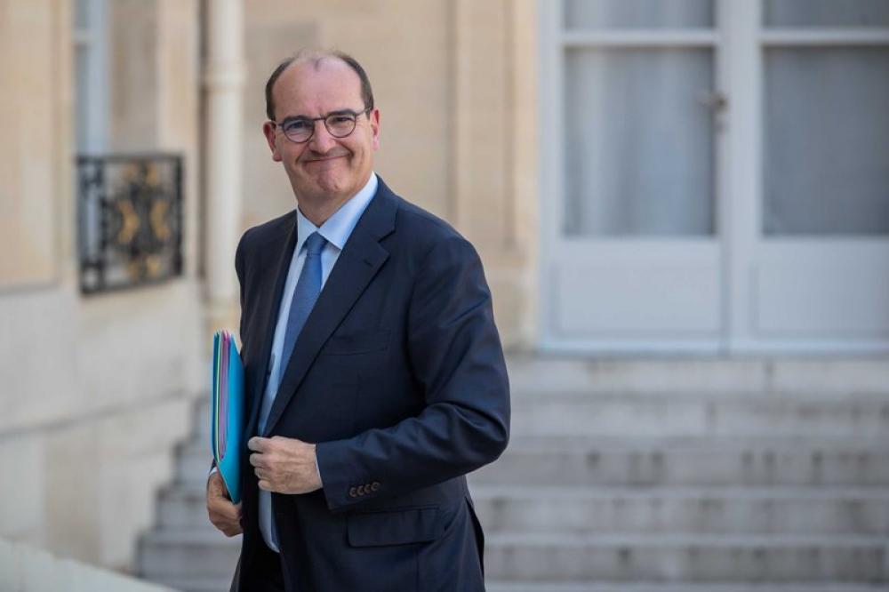 Prime Minister Jean Castex at the Presidential Elysee Palace in Paris