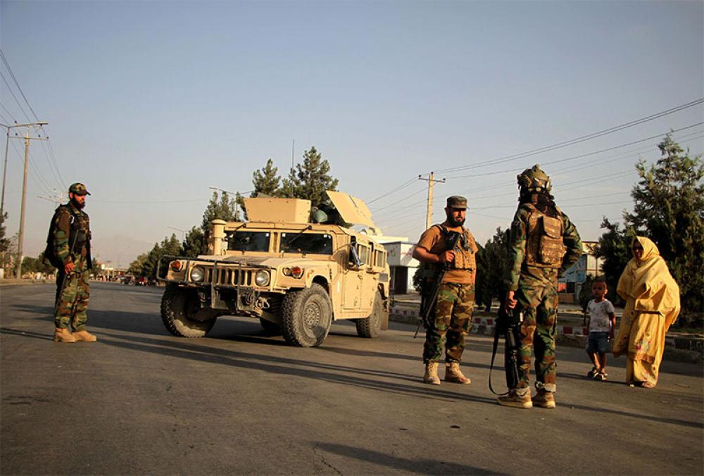 Taliban fighters patrol Kabul streets