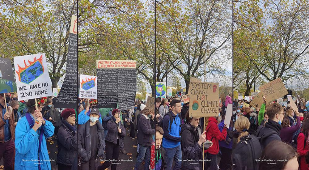 Climate activists protest in Glasgow during COP26