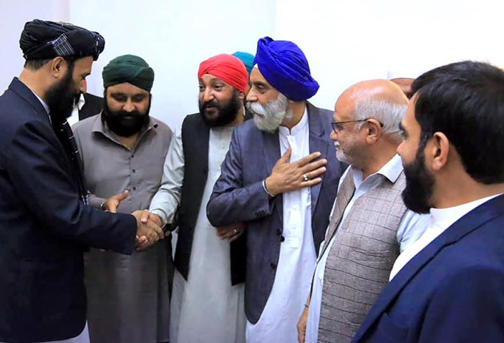 Hindu, Sikh community meet Kabul Mayor Maulvi Hamdullah Nomani