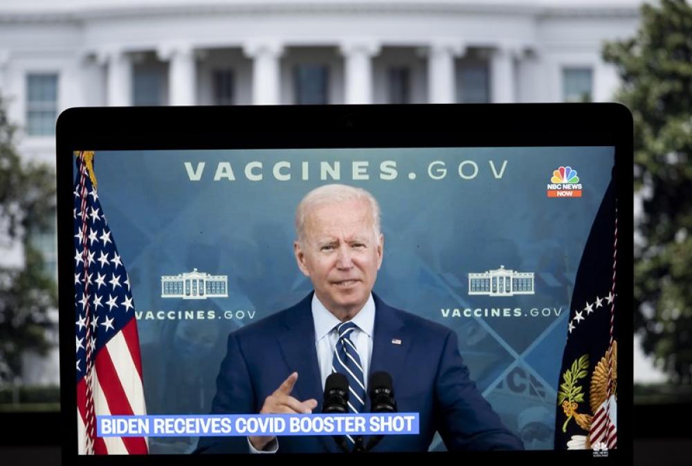 Joe Biden receives COVID-19 vaccine booster shot