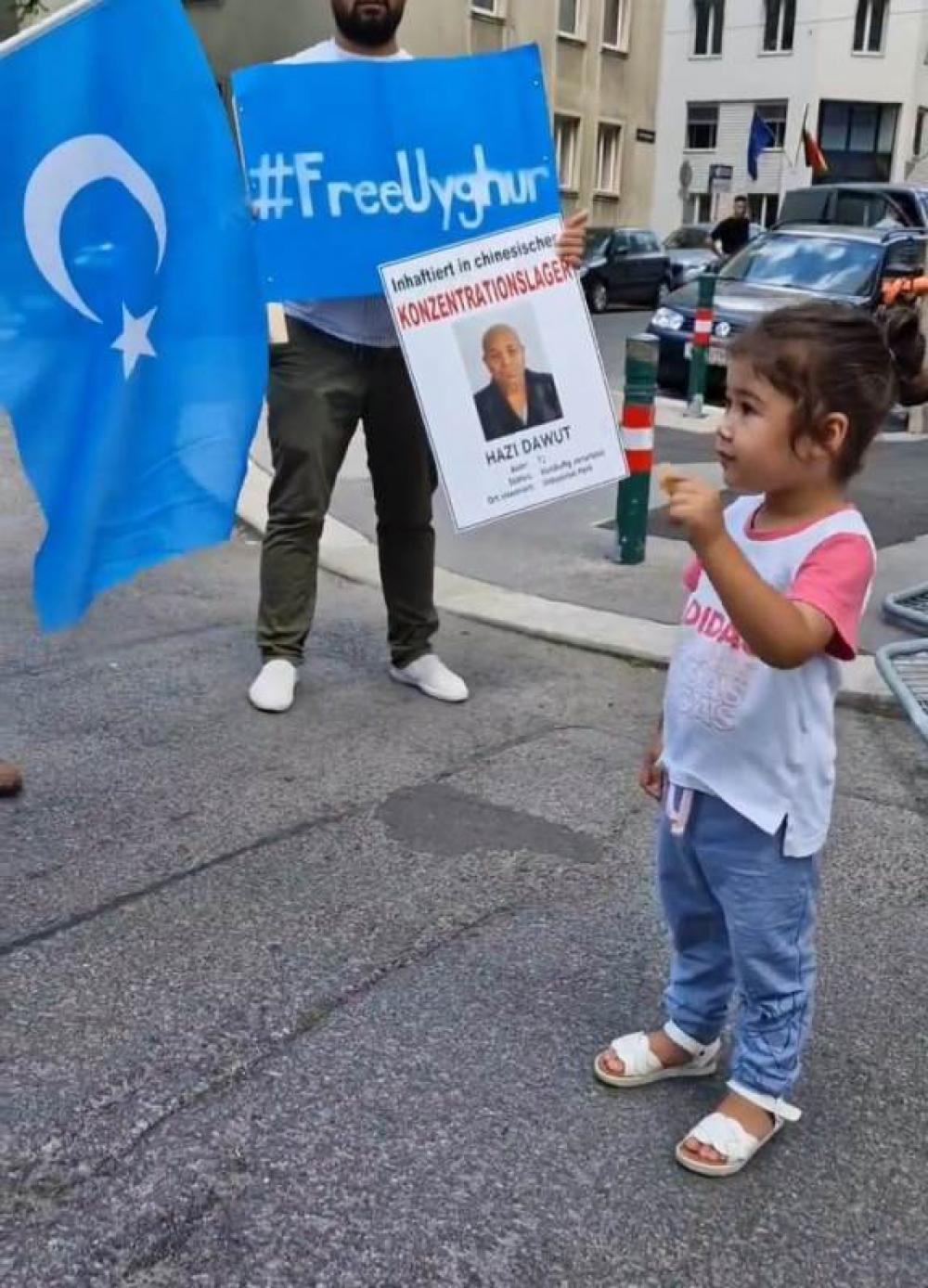 Uyghur community in Vienna holds protest on Urumqi massacre anniversary 