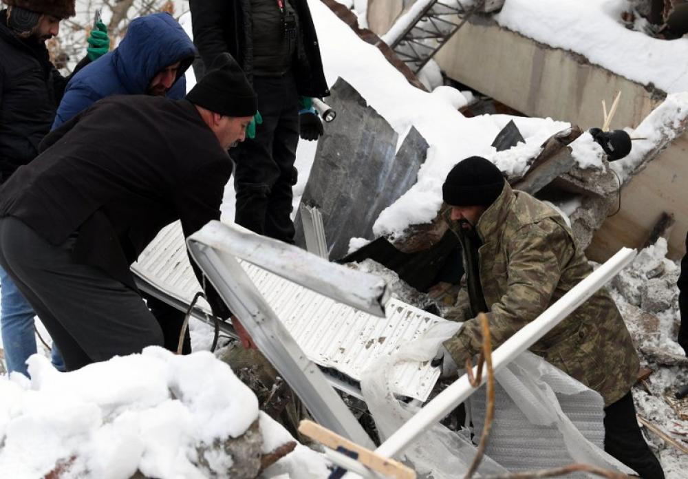 Image of rescue ops in earthquake-hit Turkiye