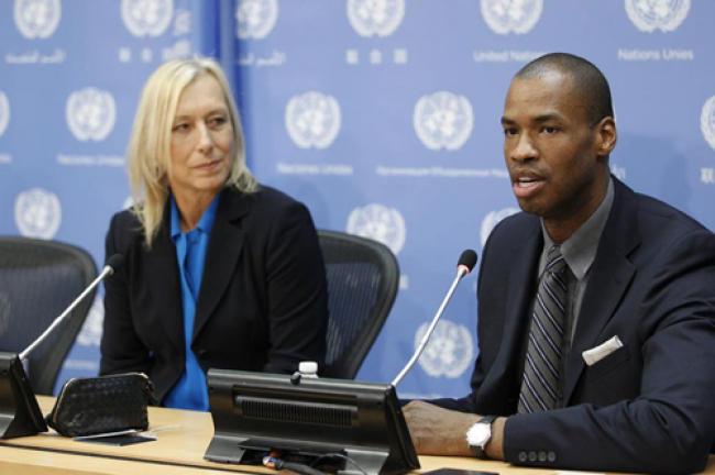 UN: Navratilova, Collins decry homophobic violence