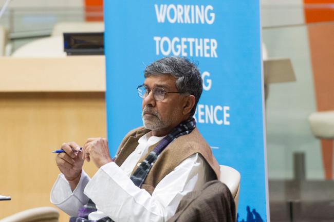 Nobel laureate Kailash Satyarthi calls for push to end child labour