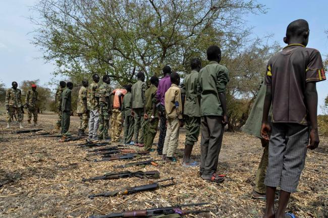 UN official in South Sudan urges release of remaining child soldiers