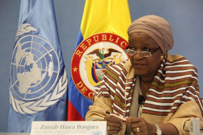 UN envoy talks about eradicating sexual violence in Colombia