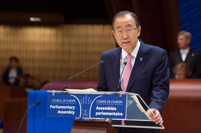 Europe must uphold values of human rights, democracy, UN chief says in Strasbourg visit