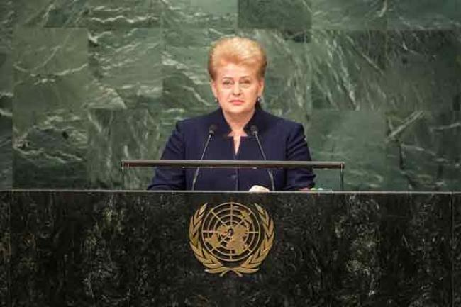 Women’s empowerment vital for global development, Lithuanian leader tells UN Assembly