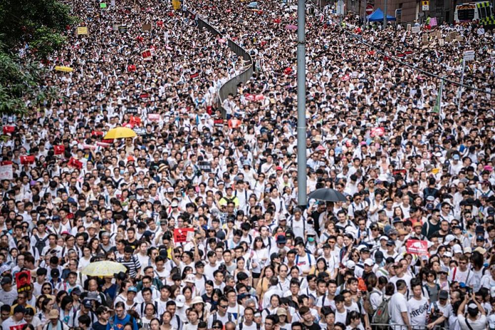 Several Protesters detained in Hong Kong