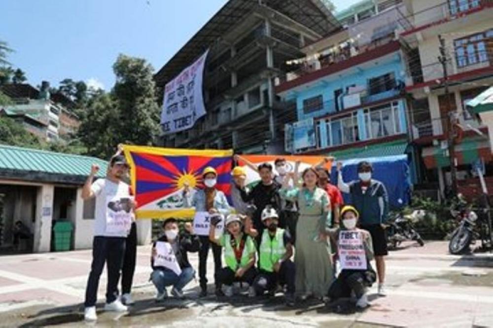 CCP's founding anniversary: Students for Free Tibet demonstrate in Dharamshala