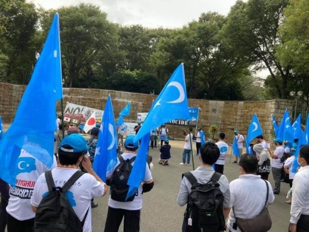 Japan: Tokyo witnesses demonstration against Chinese atrocities