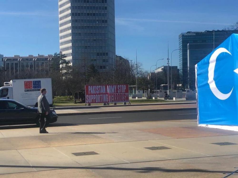 Minority groups of Pakistan protest against atrocities of Army in Geneva