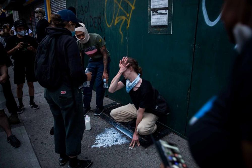 Orlando Police use tear gas on George Floyd protesters