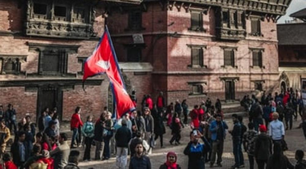 Activists protest outside Pakistani Embassy in Kathmandu against atrocities committed against Hindus 