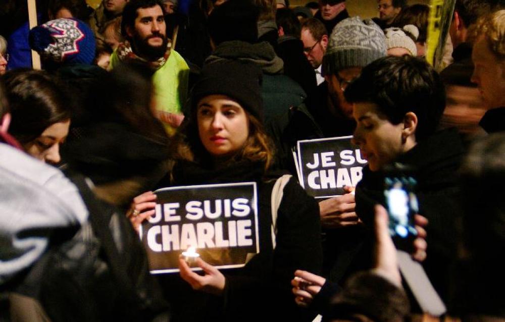 Berlin rally in support of the victims of the 2015 Charlie Hebdo shooting, Image by Dirk Ingo Franke / Wikimedia Commons