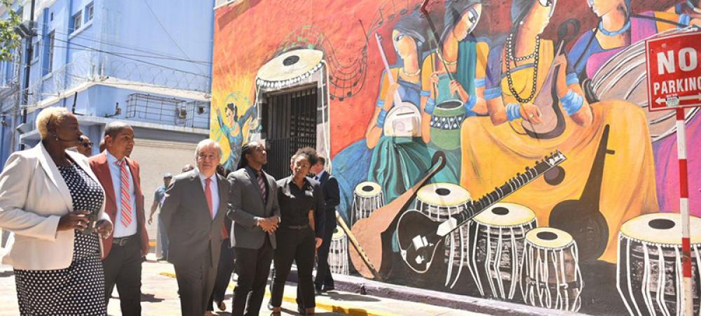 In Jamaica, Guterres pledges solidarity and outlines ‘moral, power and practical’ barriers to development