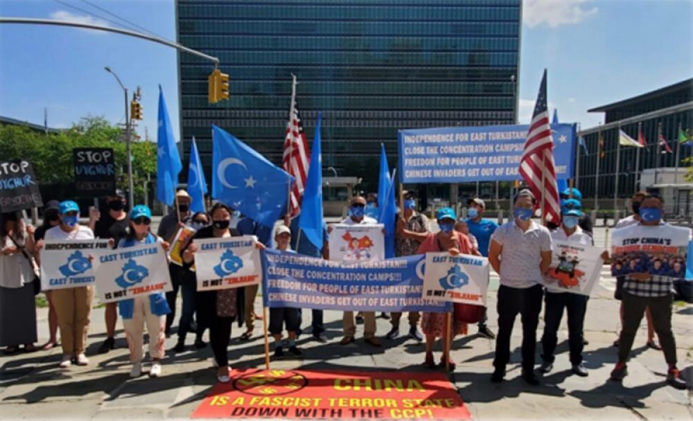 Uyghurs demand the 78th UN General Assembly to confront Chinese genocide in East Turkistan 