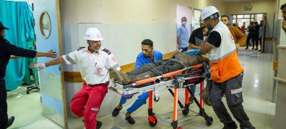 Israel-Hamas conflict: Babies dying in hospital amid scenes of devastation in Gaza, claim UN humanitarians