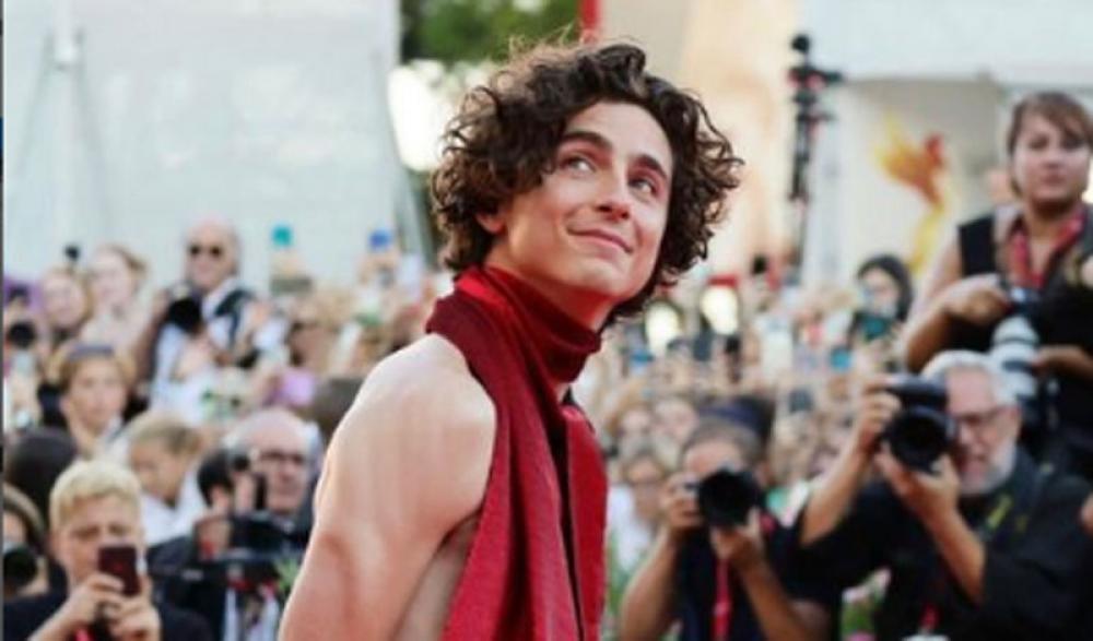 Timothee Chalamet becomes first man to appear solo on British Vogue