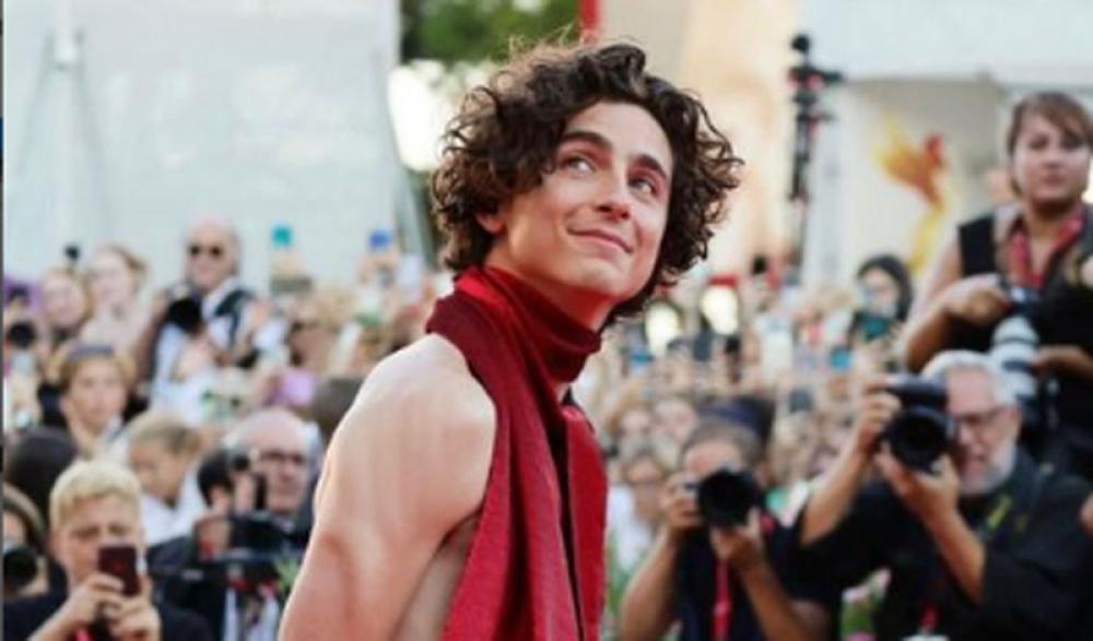 Timothee Chalamet becomes first man to appear solo on British Vogue's cover