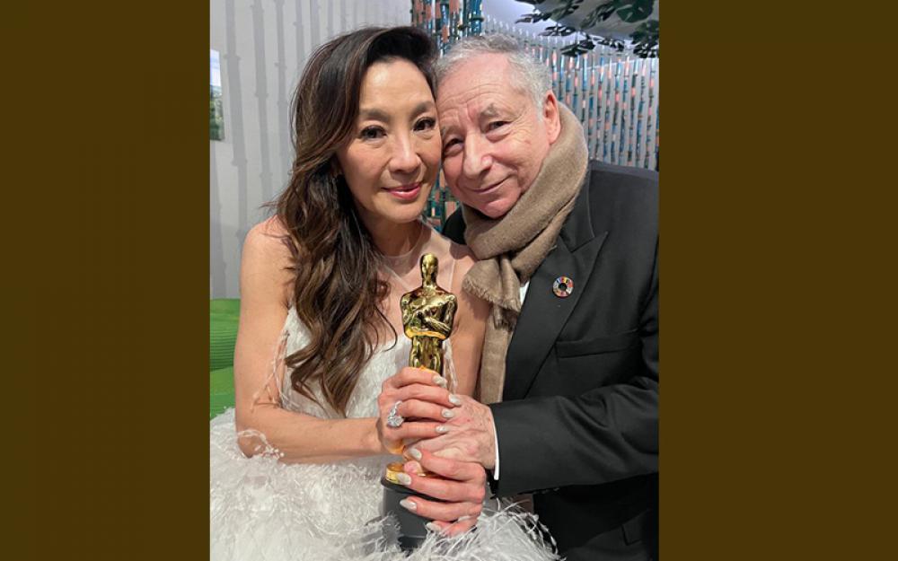 Michelle Yeoh cherishes her Oscar win with fiance Jean Todt, shares heart-touching moment on social media