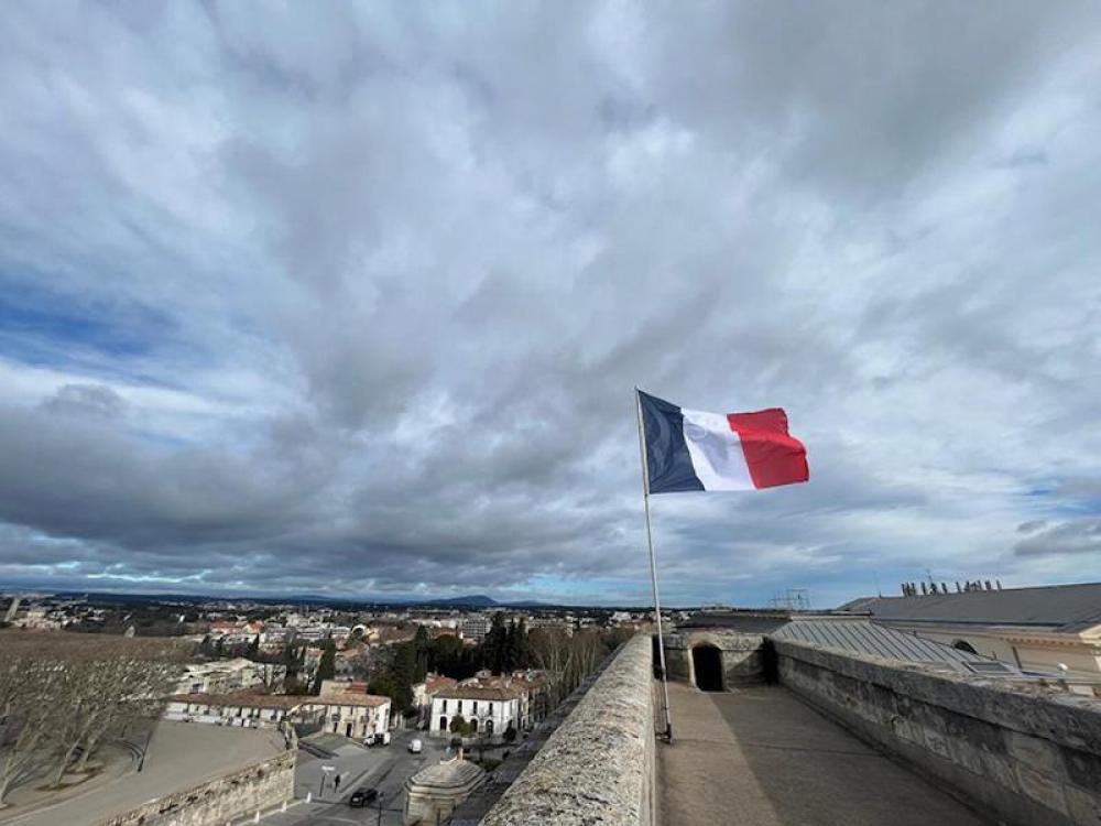 A view from the top of Arc De Triomphe. Image by Sujoy Dhar