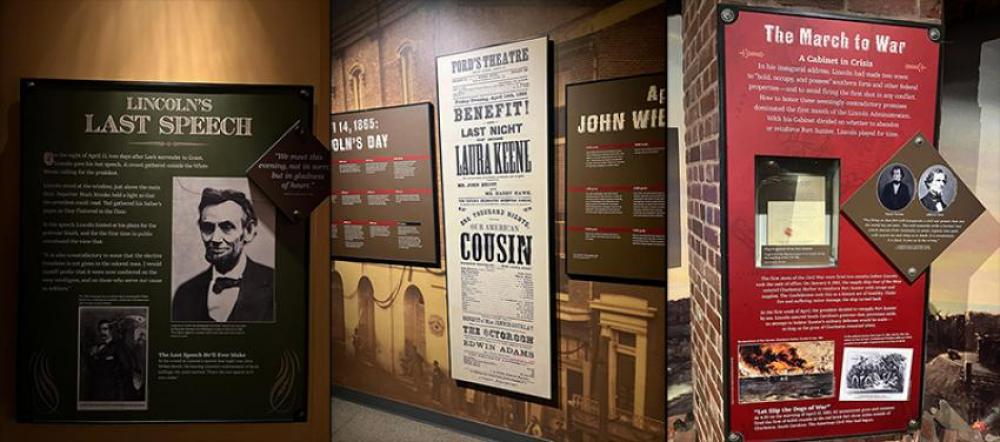 An exhibit at Ford