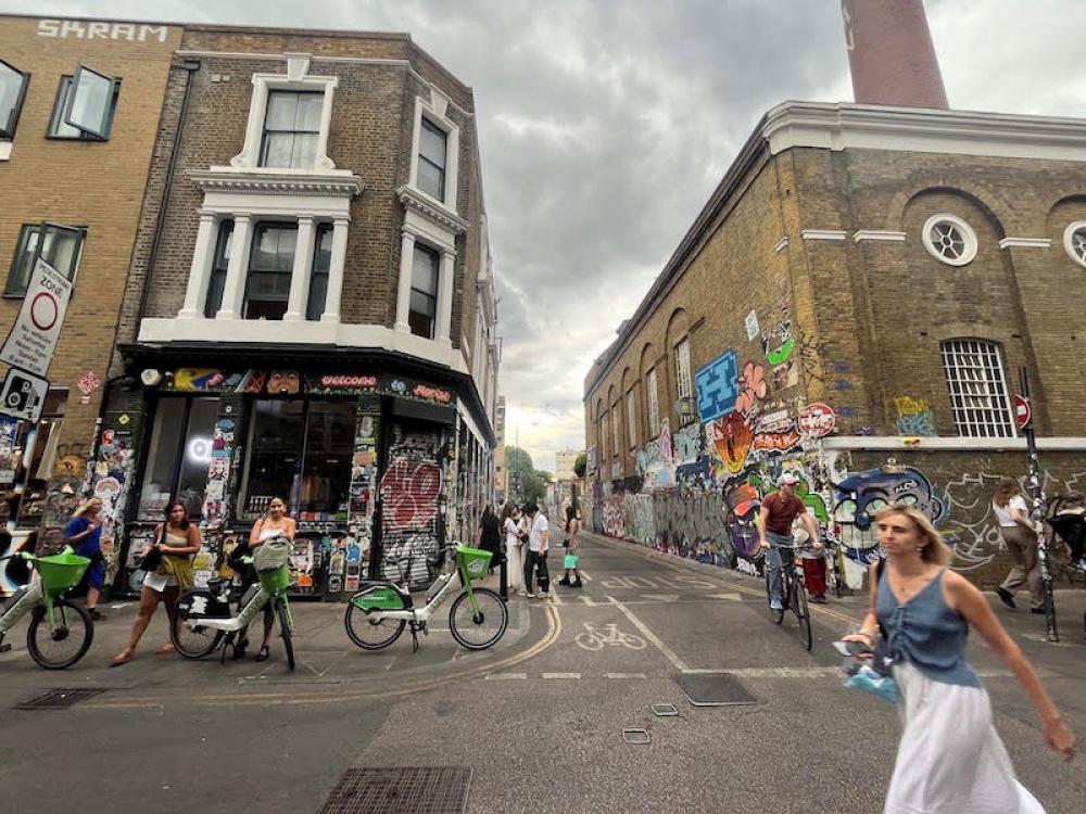 Brick Lane is just moments away — vibrant, eclectic and full of London character. Photo: Sujoy Dhar