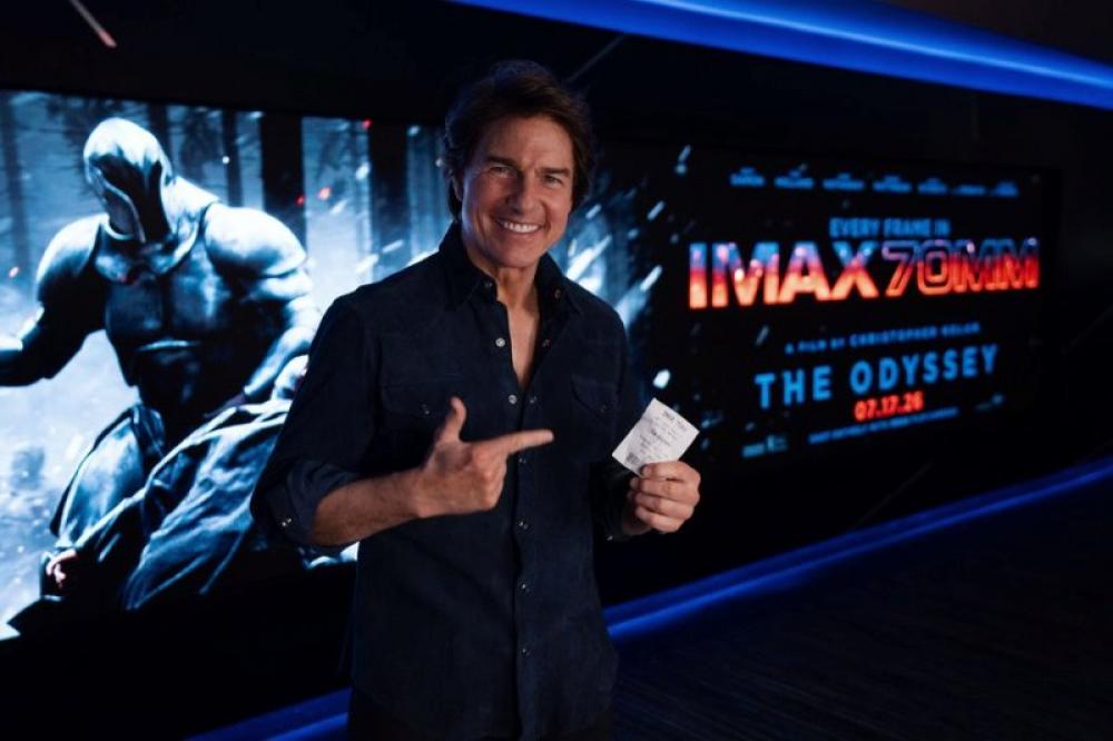 Tom Cruise watches Christopher Nolan's The Odyssey&mdash;His first reaction is going viral
